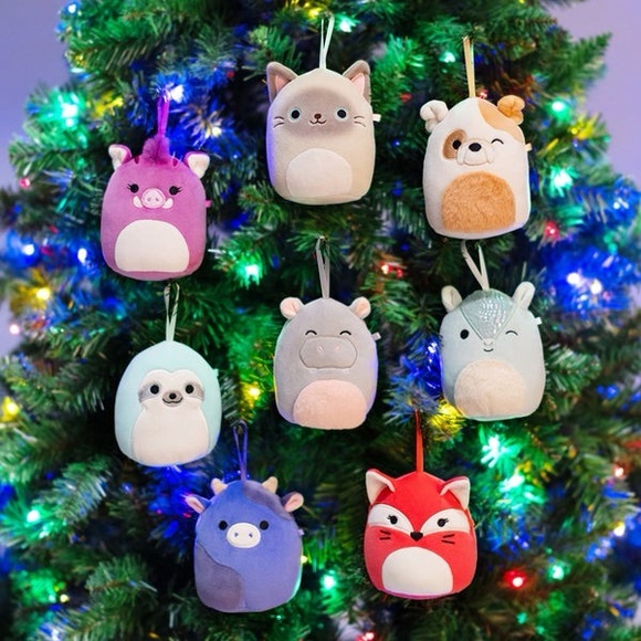 NEW Squishmallows 2024 Animals Collection 4-Inch Plush Ornament 8-Pack Set - Picture 1 of 6